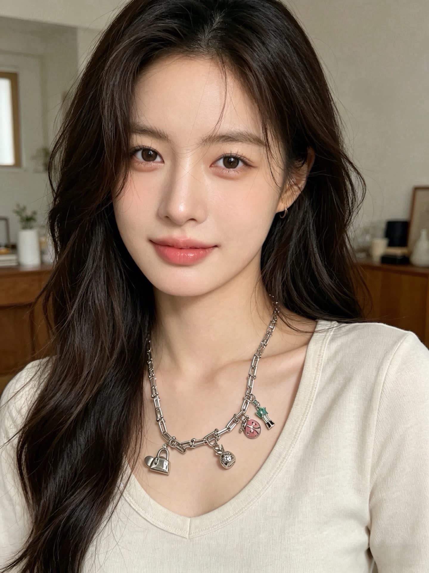 Tiffany & Co. Silver Charm Necklace